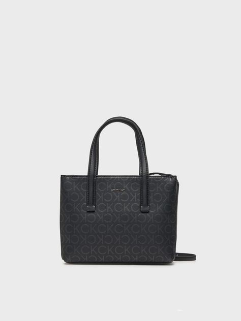 Cartera Tote Ck Must Mini Negro Calvin Klein-0