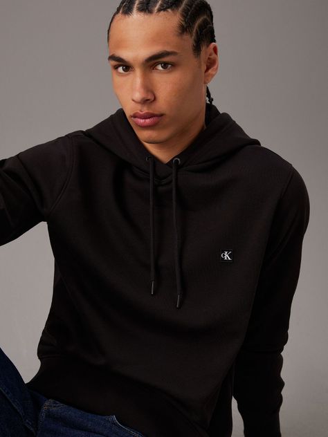 Polerón con Gorro Ck Embro Badge Negro Calvin Klein-3