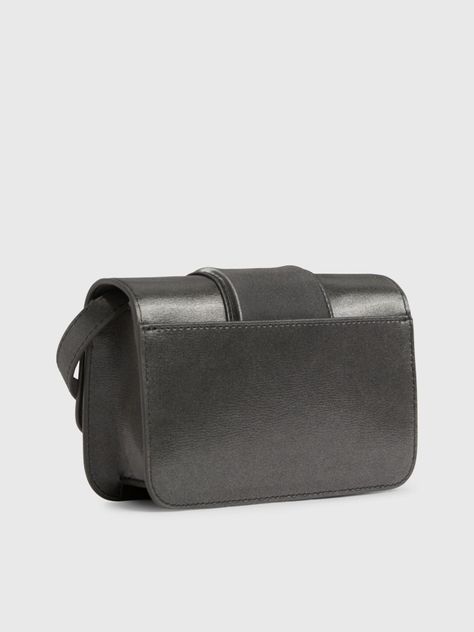 Cartera Xbody Bar Gunmetal Plateado-1
