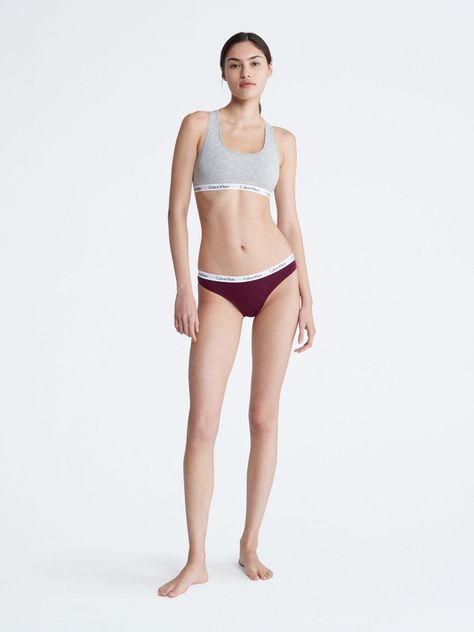 Calzón Bikini Carousel Burdeo Calvin Klein-1