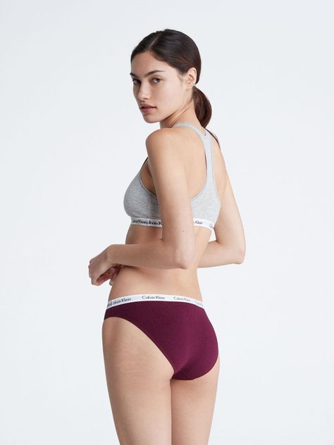 Calzón Bikini Carousel Burdeo Calvin Klein-2