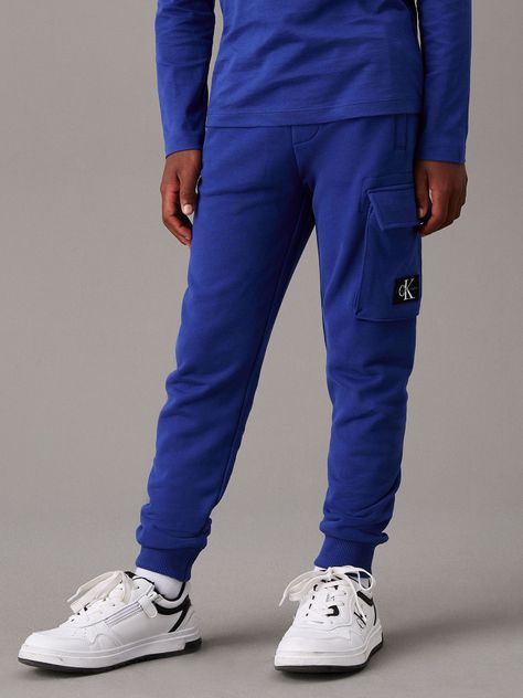 Jogger Niño Badge Relaxed Azul Calvin Klein-0