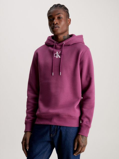 Polerón Gorro Monologo Morado Calvin Klein-0