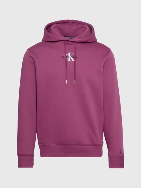 Polerón Gorro Monologo Morado Calvin Klein-4