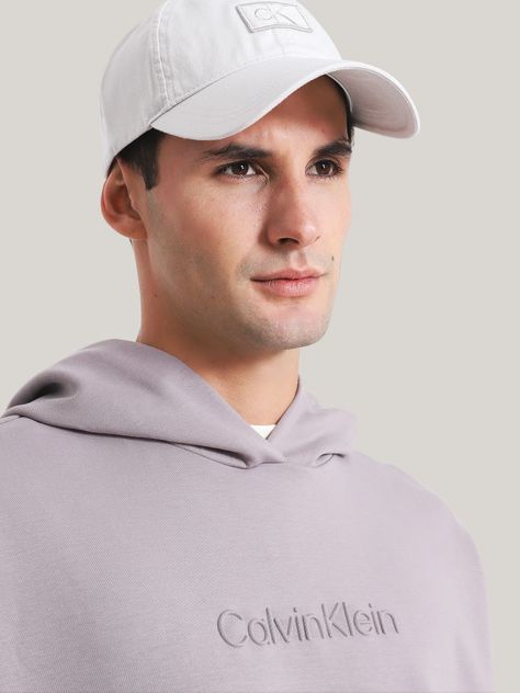 Polerón con Gorro Embossed  Comfort Gris Calvin Klein-3