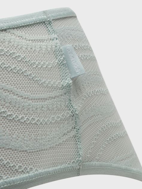 Calzón Hipster Allover Lace Azul Calvin Klein-2