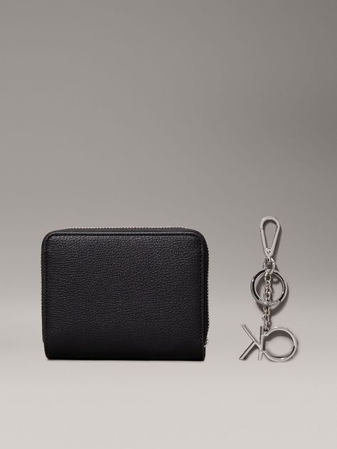 Set de Regalo Billetera + Llavero Negro Calvin Klein-1