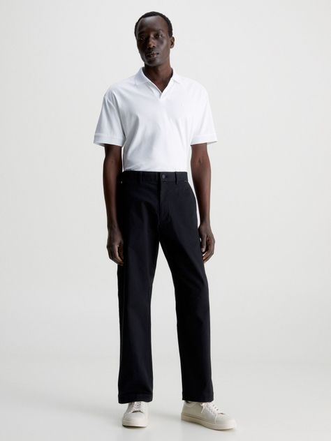 Polo Smooth Open Blanco YAF Calvin Klein-1