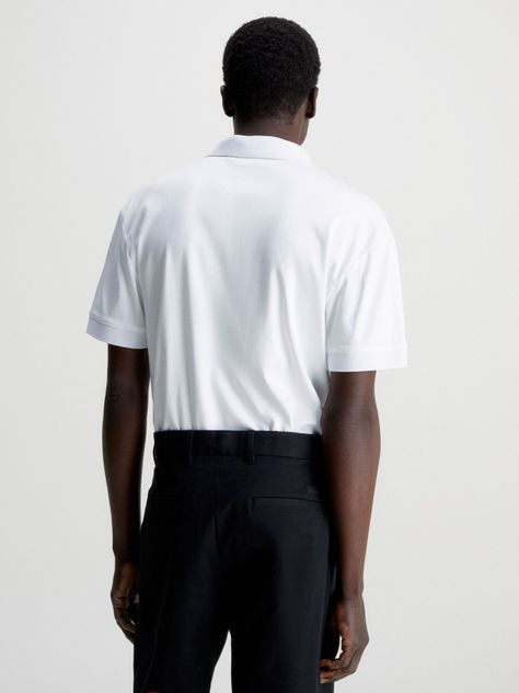 Polo Smooth Open Blanco YAF Calvin Klein-2