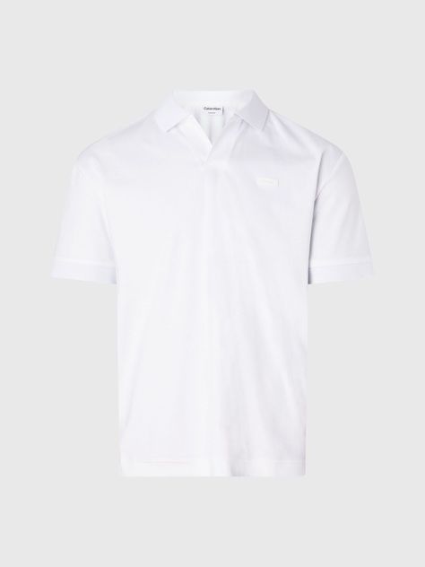 Polo Smooth Open Blanco YAF Calvin Klein-4