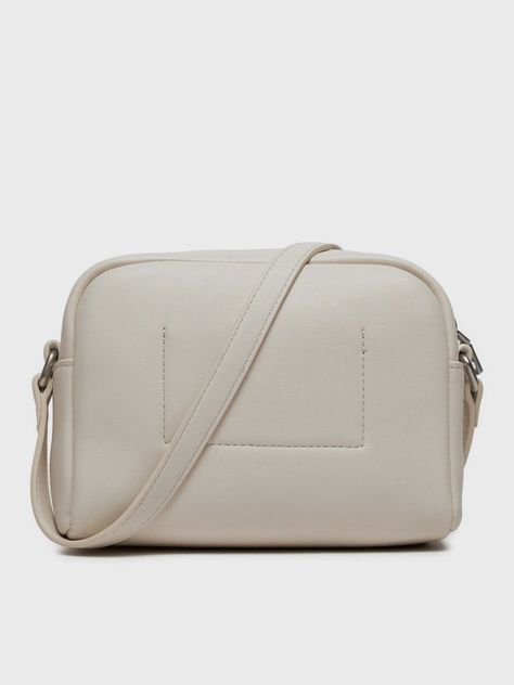 Bandolera Sculped Beige Calvin Klein-1
