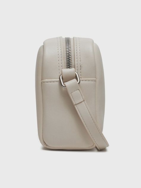 Bandolera Sculped Beige Calvin Klein-2