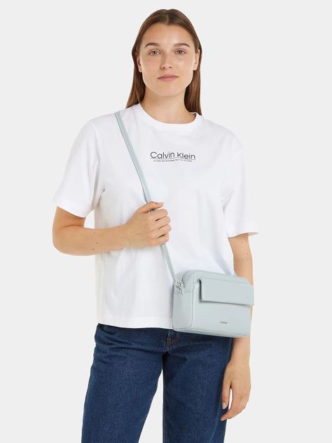 Bandolera Mini Quilt Azul Calvin Klein-4