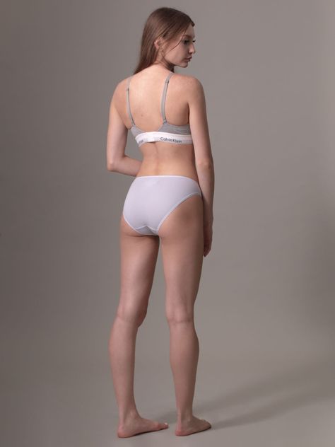 Bralette Triangular Modern Cotton Blanco Calvin Klein-2
