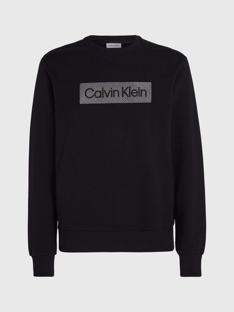 Polerón Textured Embroidery Negro Calvin Klein-4