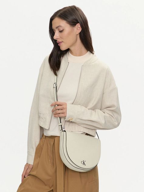 Bandolera Monogram Beige Calvin Klein-1