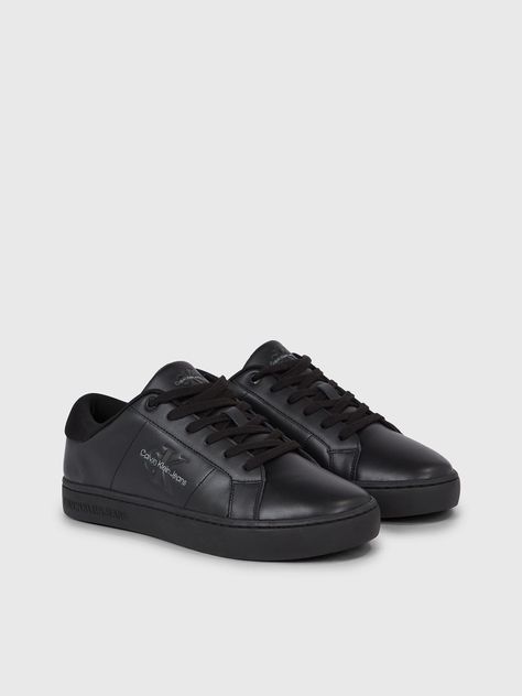 Zapatilla Cuero Classic Cupsole Low Negro Calvin Klein-0