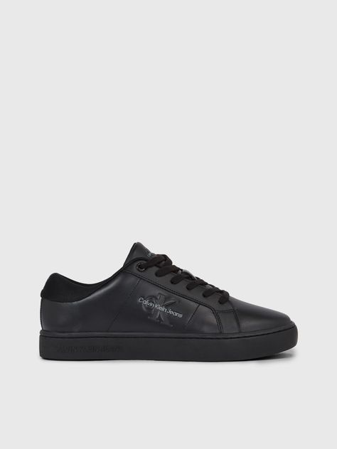 Zapatilla Cuero Classic Cupsole Low Negro Calvin Klein-4