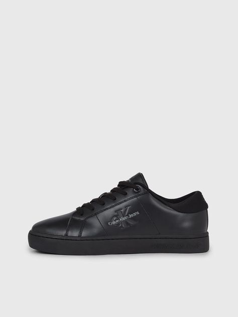 Zapatilla Cuero Classic Cupsole Low Negro Calvin Klein-5