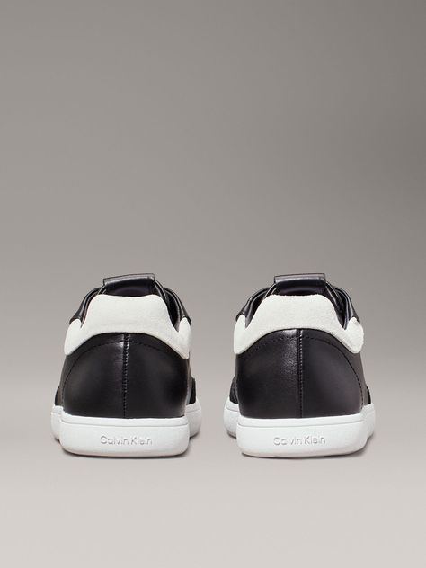 Zapatillas de Cuero Cupsole Lace Mix Negro Calvin Klein-1