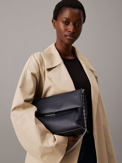 Cartera Linear Negro Calvin Klein-1