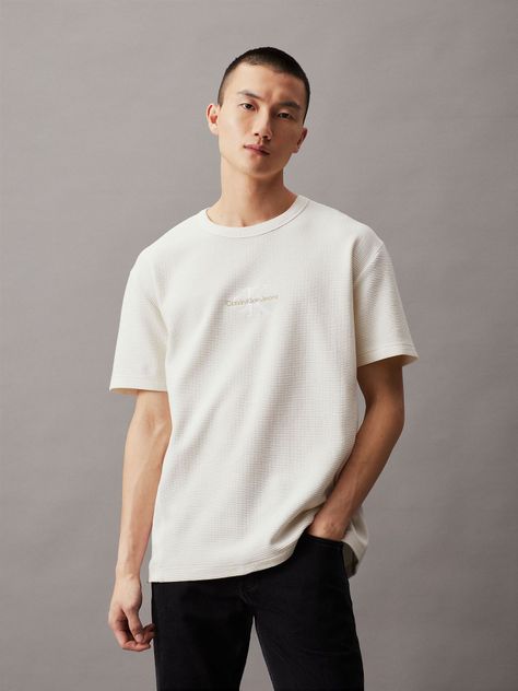 Polera City Grid Blanco Calvin Klein-0