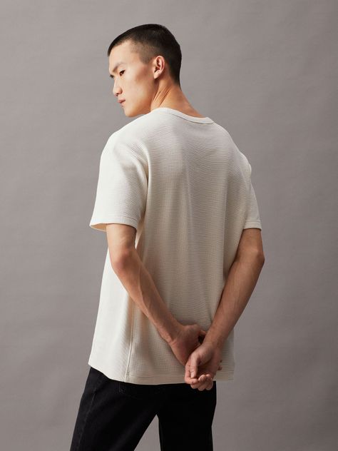 Polera City Grid Blanco Calvin Klein-2