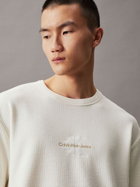 Polera City Grid Blanco Calvin Klein-3