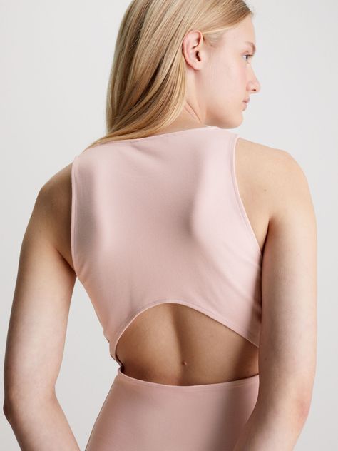 Vestido Racerback Milano Rosado Calvin Klein-3