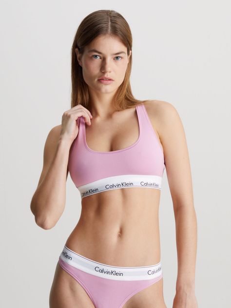 Bralette Modern Cotton 650 Rosado Calvin Klein-0
