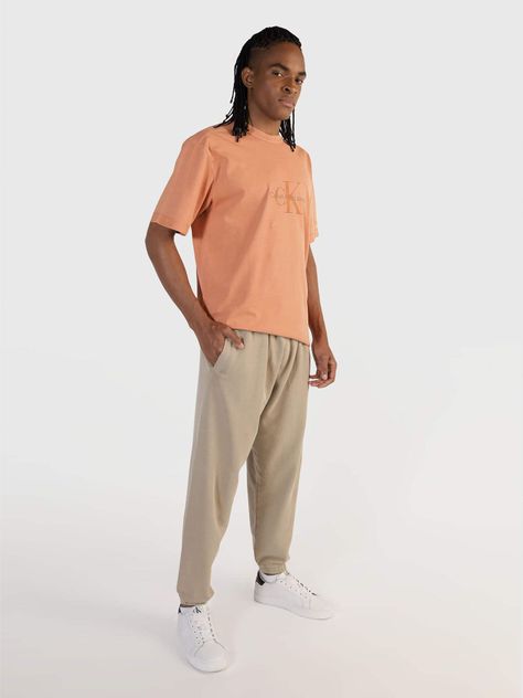 Polera Mineral Dye Naranja Calvin Klein-1