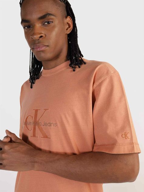 Polera Mineral Dye Naranja Calvin Klein-3