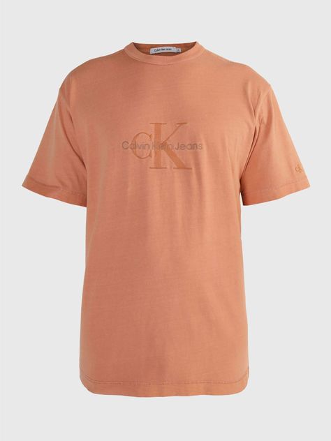 Polera Mineral Dye Naranja Calvin Klein-4