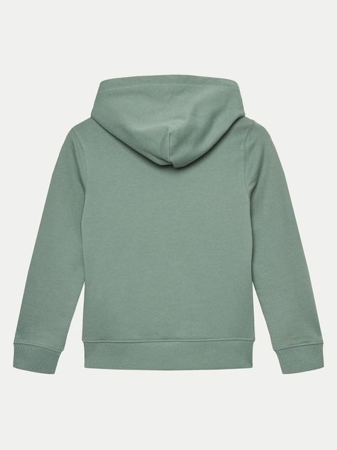 Poleron c Gorro Niño Small Monogram Verde Calvin Klein-1