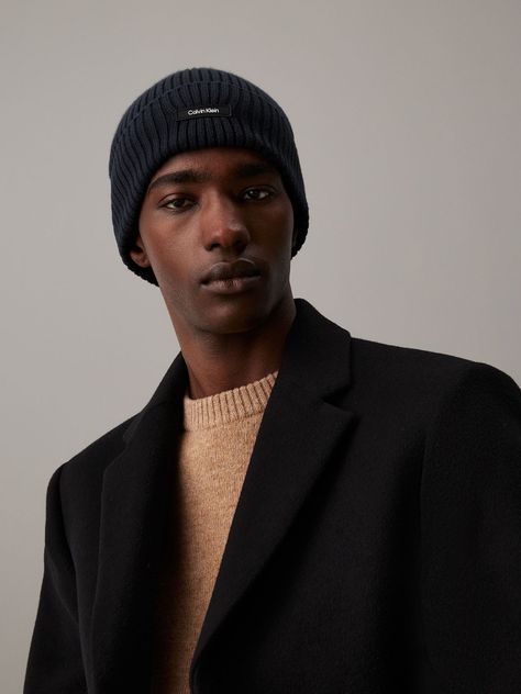 Gorro Classic Cotton Azul Calvin Klein-1