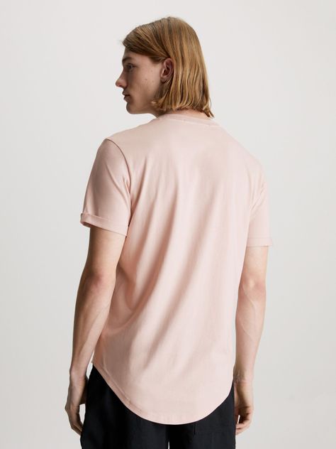 Polera Badge Turn Up Rosado Calvin Klein-2