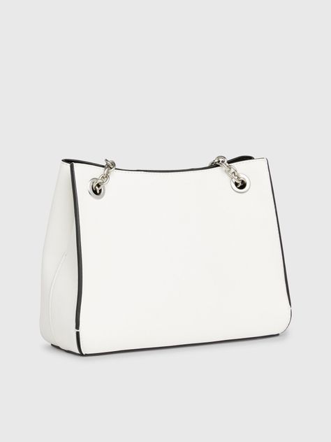 Cartera Sculpted Shoulder Blanco Calvin Klein-1