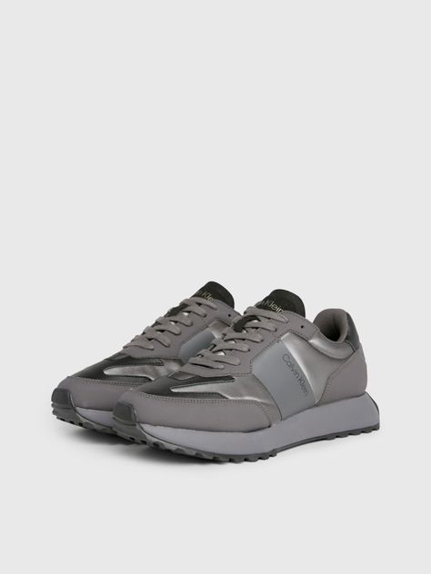 Zapatillas Lace Up Shine Plateado Calvin Klein-0