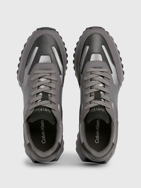 Zapatillas Lace Up Shine Plateado Calvin Klein-2