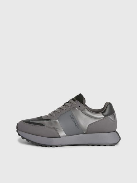 Zapatillas Lace Up Shine Plateado Calvin Klein-5