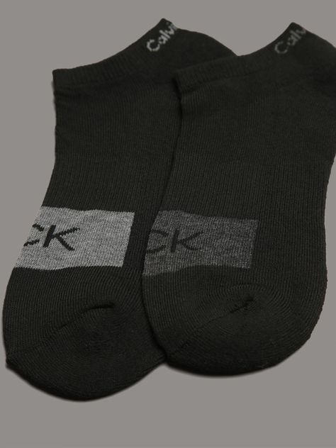 Pack 6 Calcetines Cushion No Show Negro Calvin Klein-1