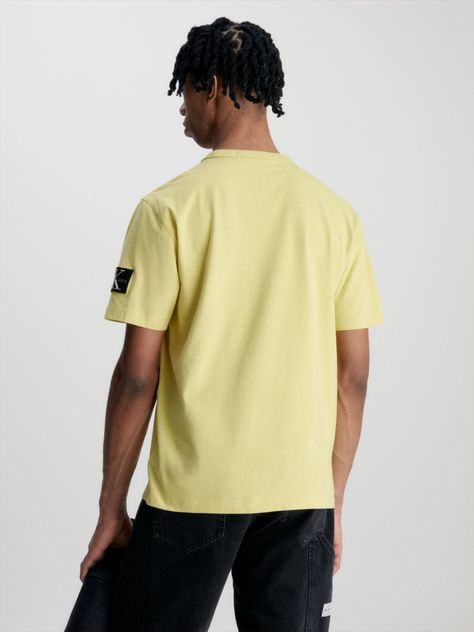 Polera Badge Regular  Amarillo Calvin Klein-2