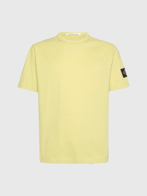 Polera Badge Regular  Amarillo Calvin Klein-4