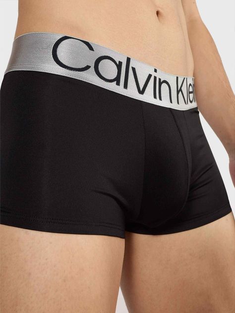 Pack 3 Bóxers Low Rise Trunk Steel Micro Negro-3