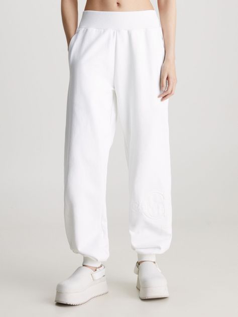 Jogger Premium Monologo Jog Pant Blanco Calvin Klein-0