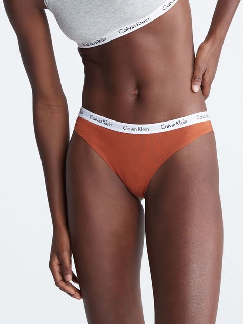Calzón Carousel Bikini Naranja Calvin Klein-0