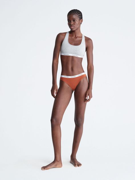 Calzón Carousel Bikini Naranja Calvin Klein-1