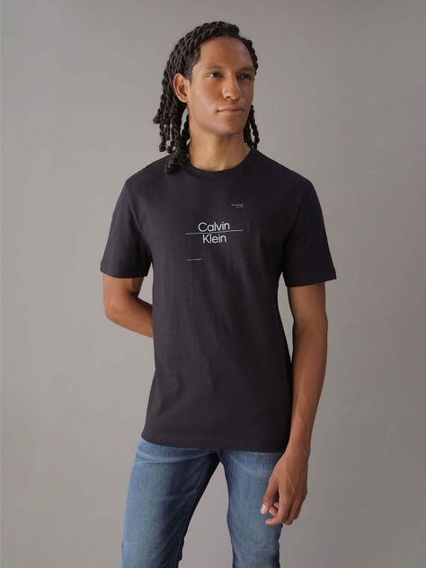 Polera Optic Line Logo Negro Calvin Klein-0