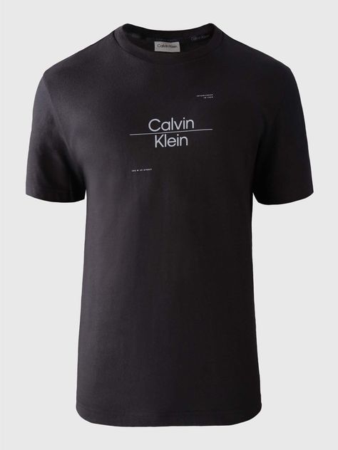 Polera Optic Line Logo Negro Calvin Klein-4