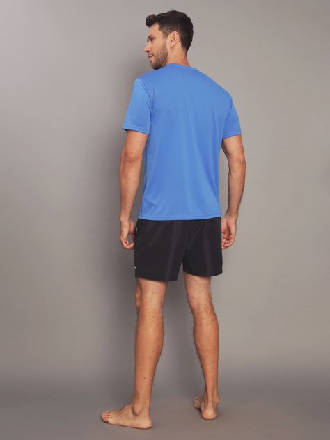 Polera Rash Guard Azul Calvin Klein-2
